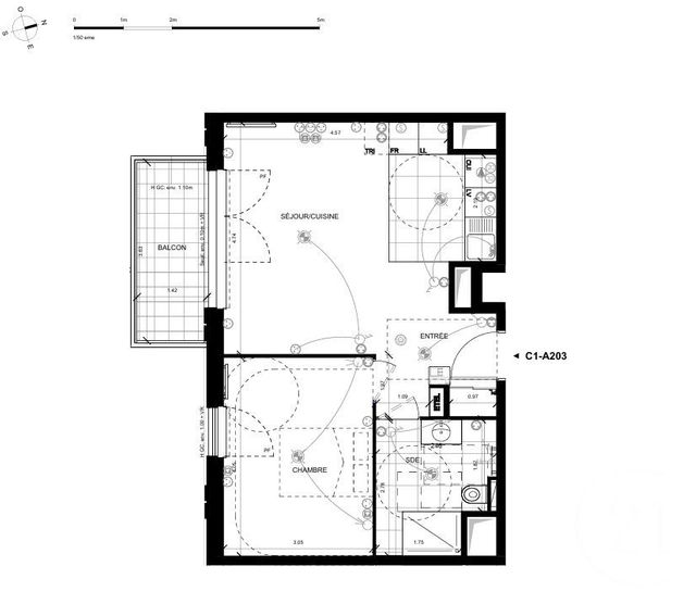 Appartement T2 à louer - 2 pièces - 45.89 m2 - BAGNEUX - 92 - ILE-DE-FRANCE - Century 21 Agence Prévost